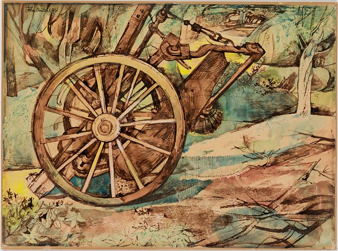 John MINTON - The Wheel (Derelict Farm Machine) | MasterArt